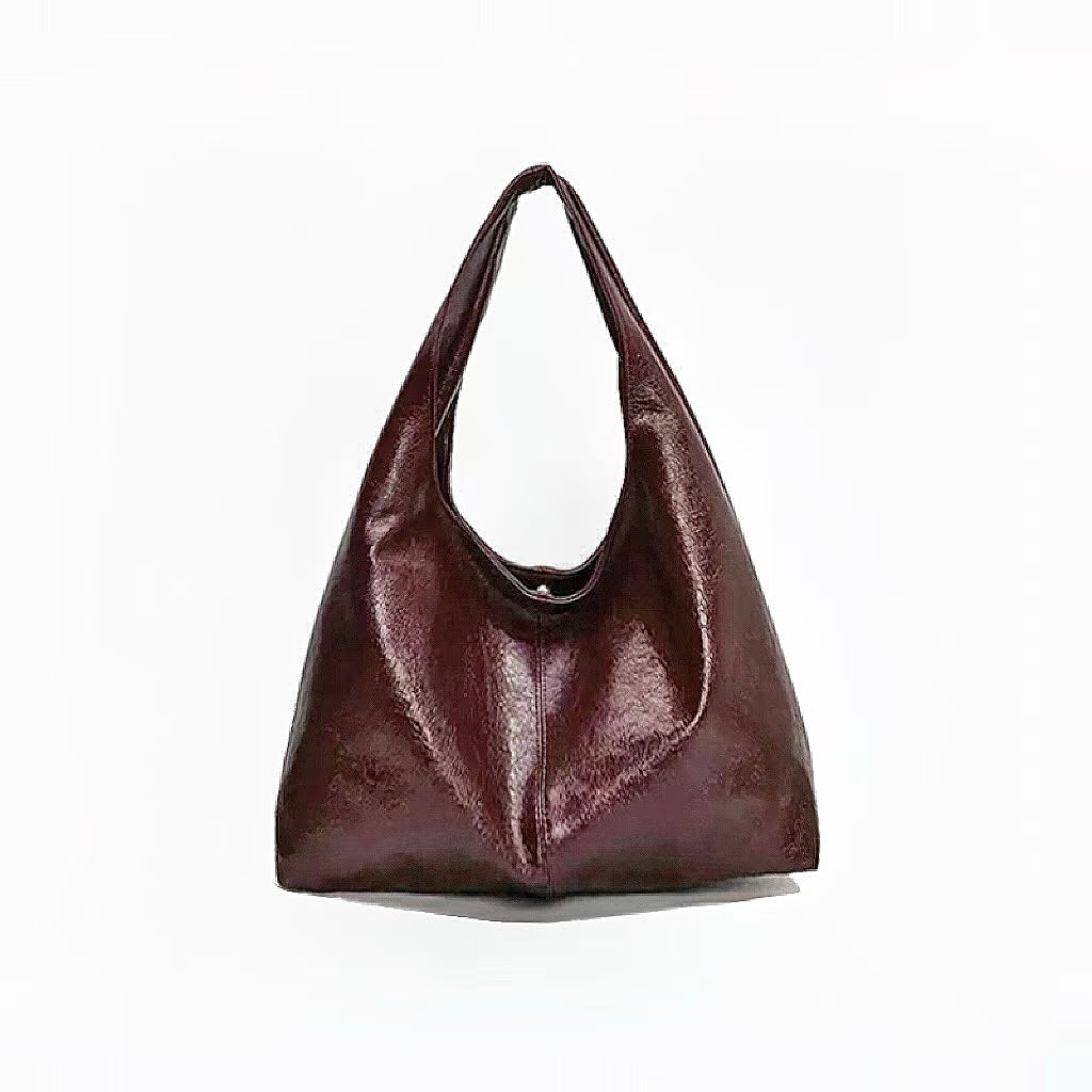 Borsa Hobo in pelle cerata