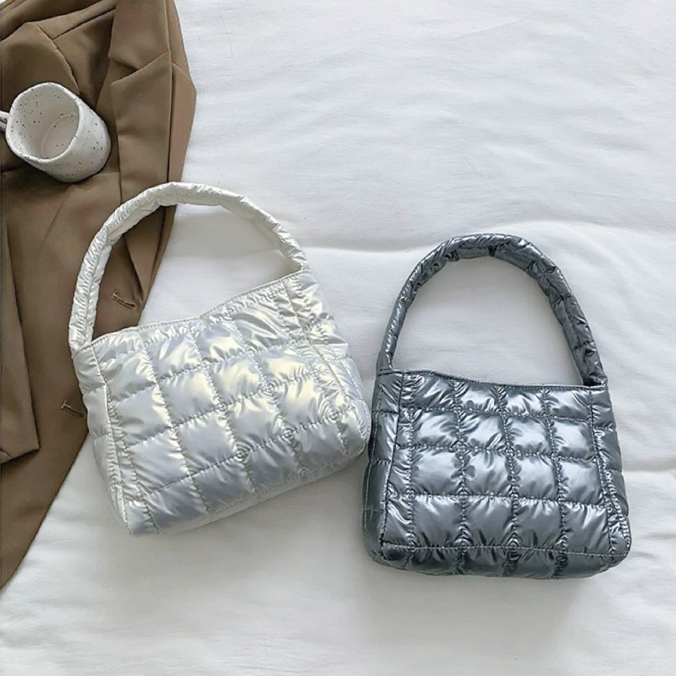 Metallic Glow Quilted Bag