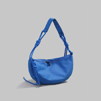 Casually Knotted Sling Nylon Crossbody Bag