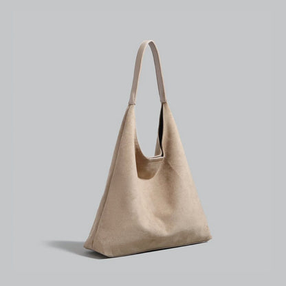 Vintage Suede Tote Bag