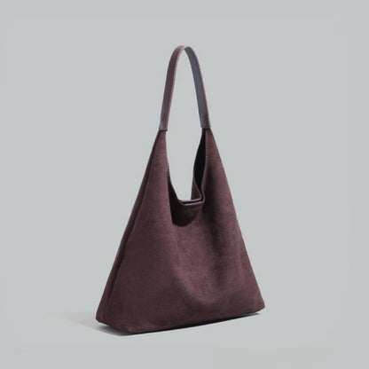 Vintage Suede Tote Bag