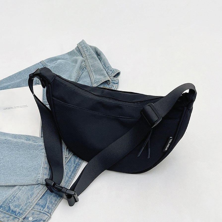 Double Sided Crescent Crossbody Bag