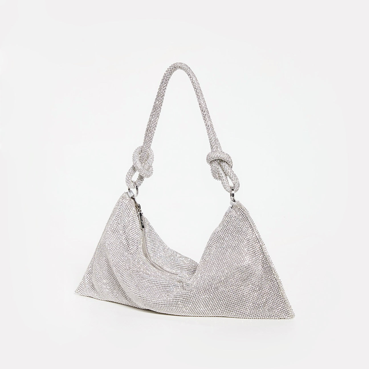 Borsa Hobo con Strass