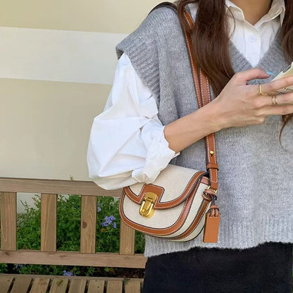 Small Vintage Saddle Bag