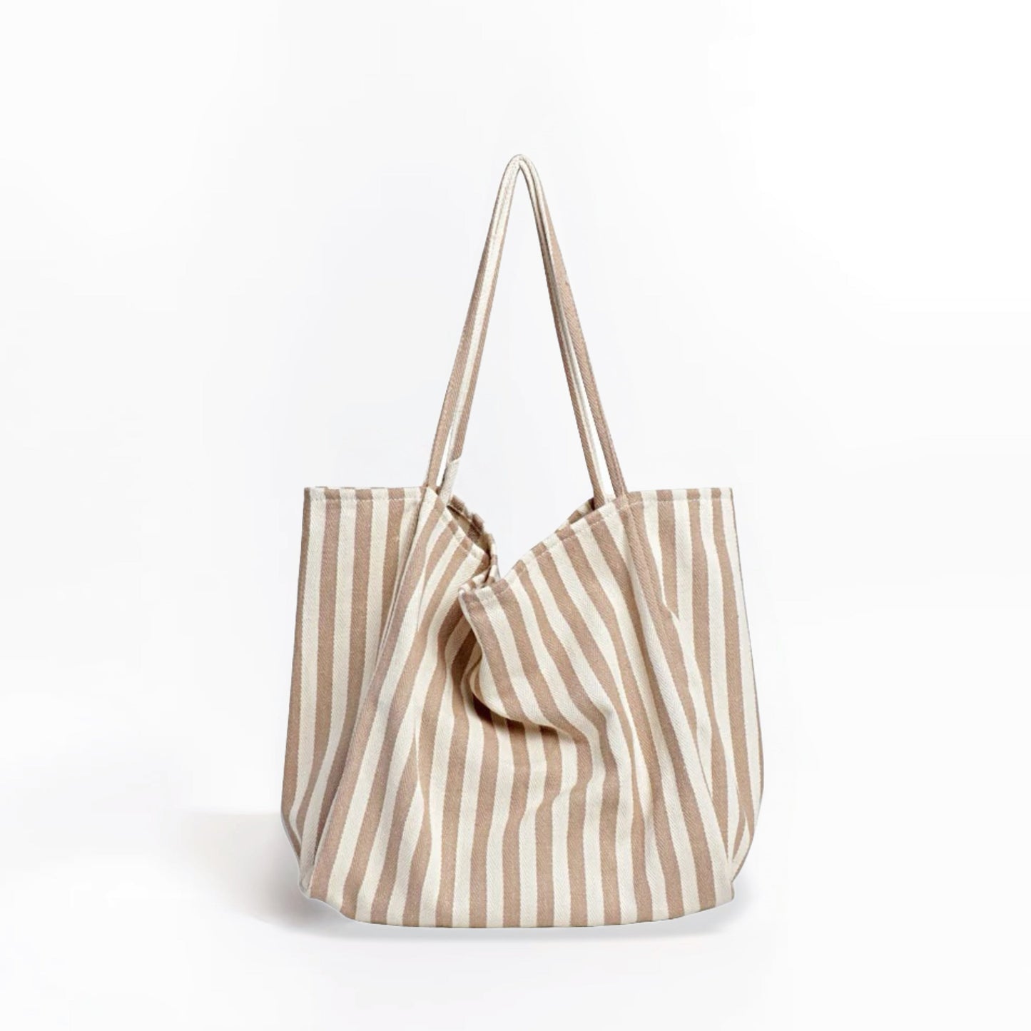 Thin Stripe Canvas Tote Bag