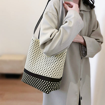 Artistic Pattern Bucket Bag