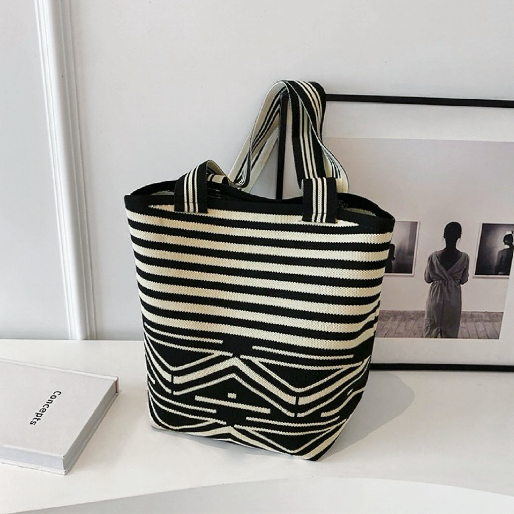 Artistic Pattern Bucket Bag