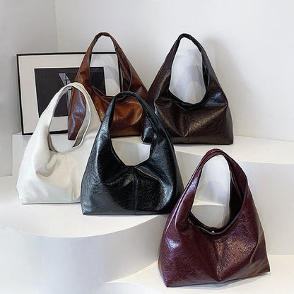 Borsa Hobo in pelle cerata