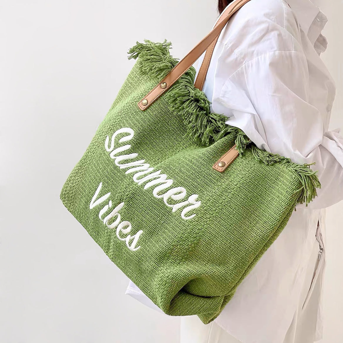 Borsa tote con nappe