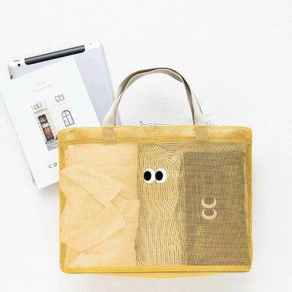 Googly Eyes Mesh Tote Bag