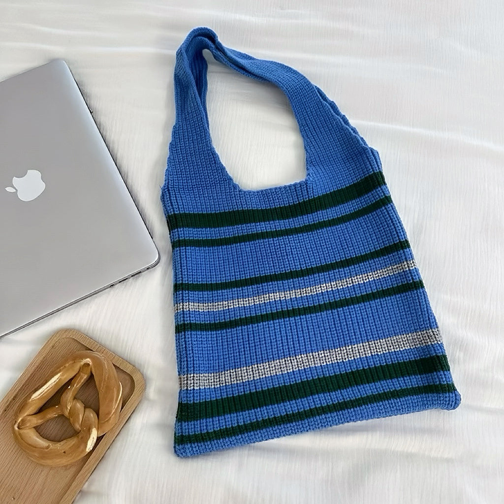 Snug Stripes Knitted Bag