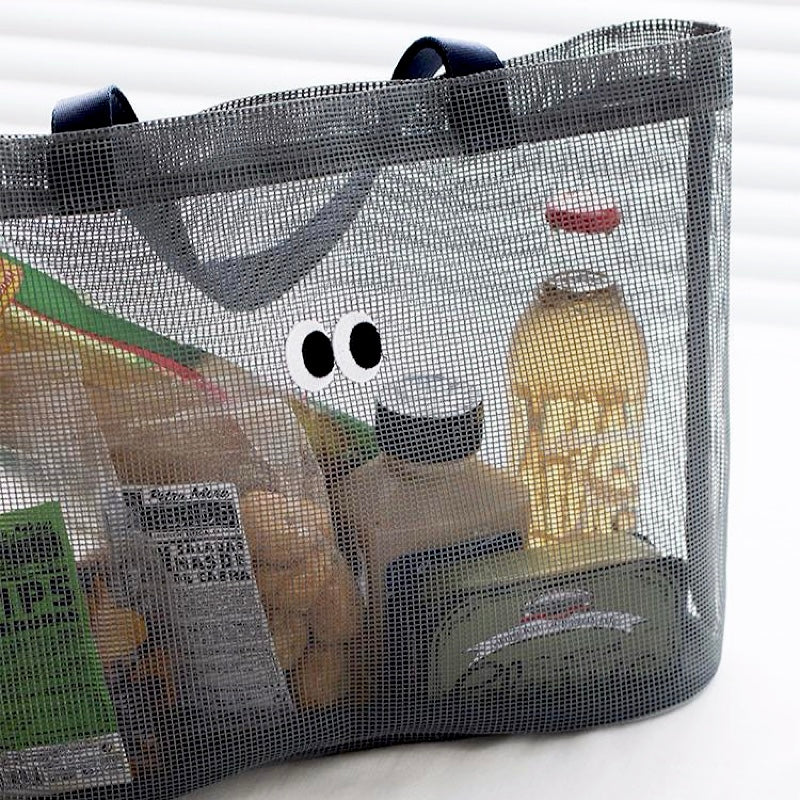 Googly Eyes Mesh Tote Bag