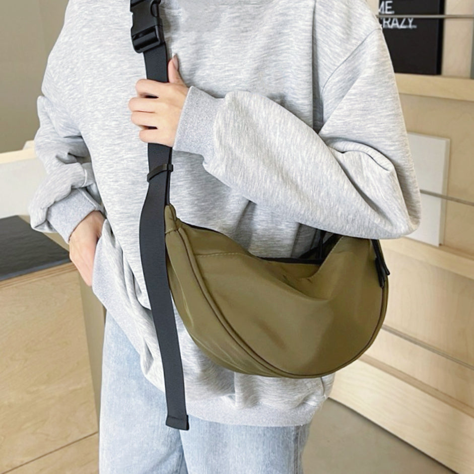 Double Sided Crescent Crossbody Bag